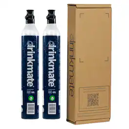 Drinkmate - CO2 Refill Carbonator Cylinders 60L (14.5 oz) - 2 Pack