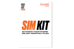 Boost Mobile - Starter SIM Card Kit - Orange - Front_Zoom