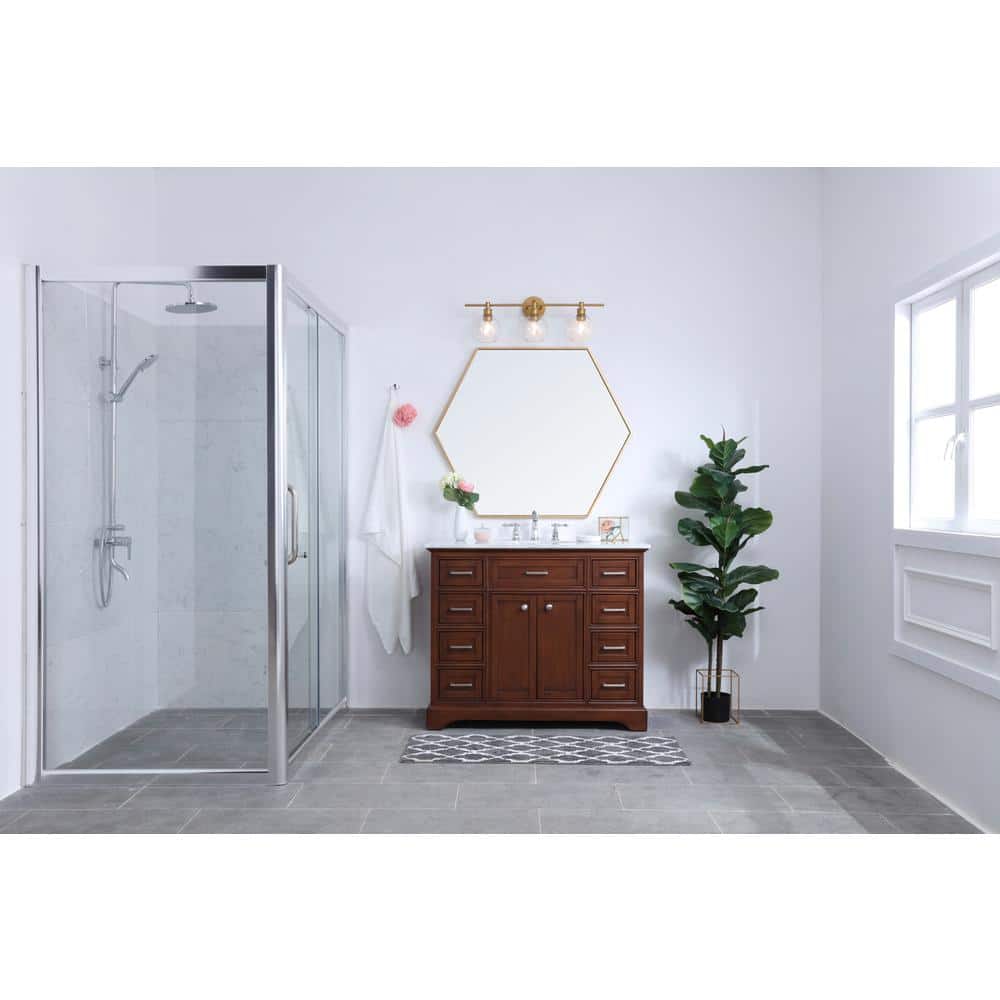 Living District - Collier 3 light Wall sconce - Brass And Clear Glass price history on PriceWatchPro
