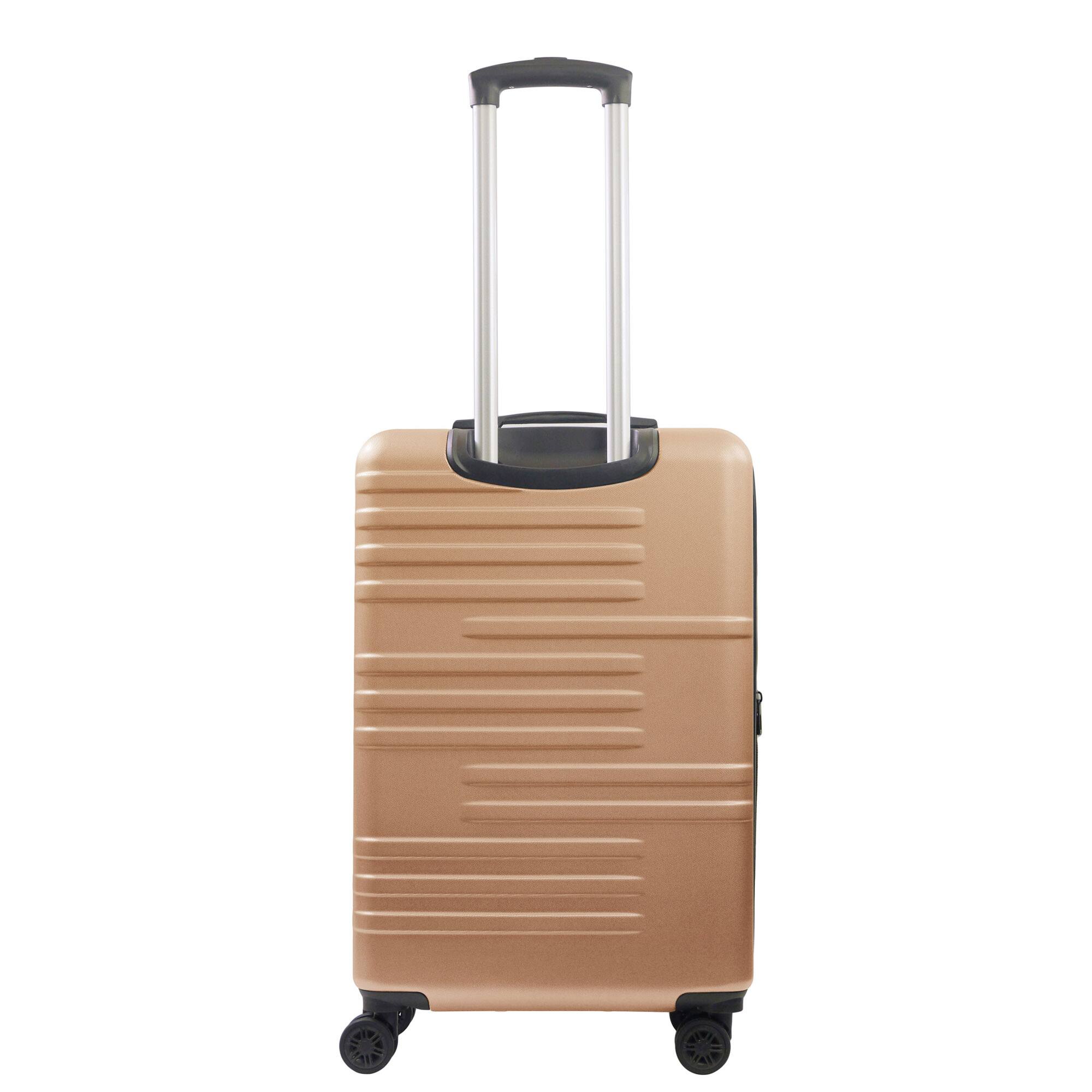 Back. American Dreamliner - 26.5" Hardside Luggage with Expansion - ROSE GOLD.