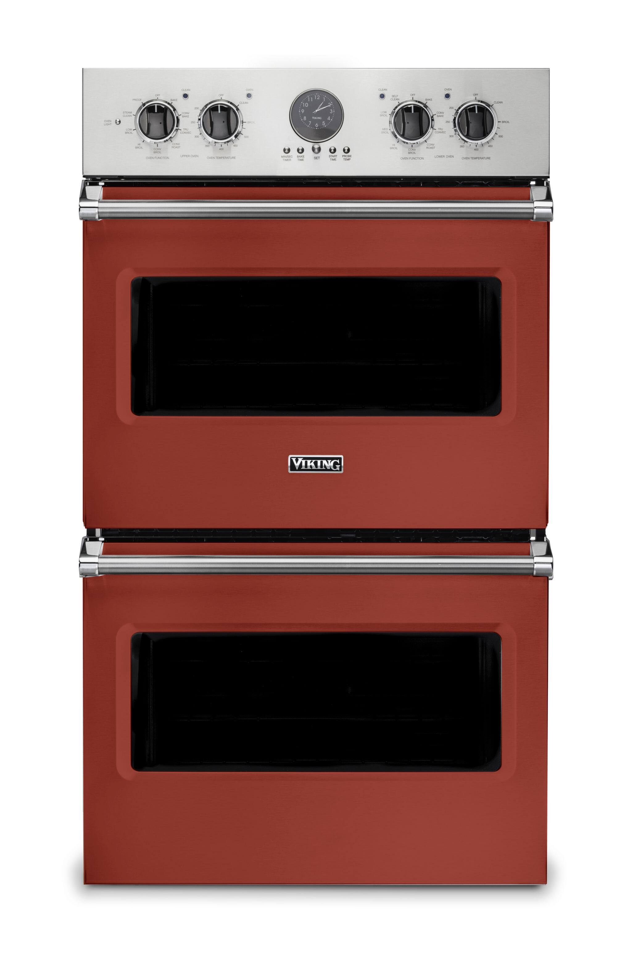30" Viking Professional 5 Series Built-In Double Electric Convection Wall Oven - Spiced Cider