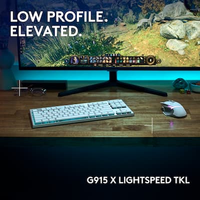 Logitech G915 X LIGHTSPEED TKL Wireless Mechanical GL Brown Logitech G915 X LIGHTSPEED TKL Wireless Mechanical GL Brown