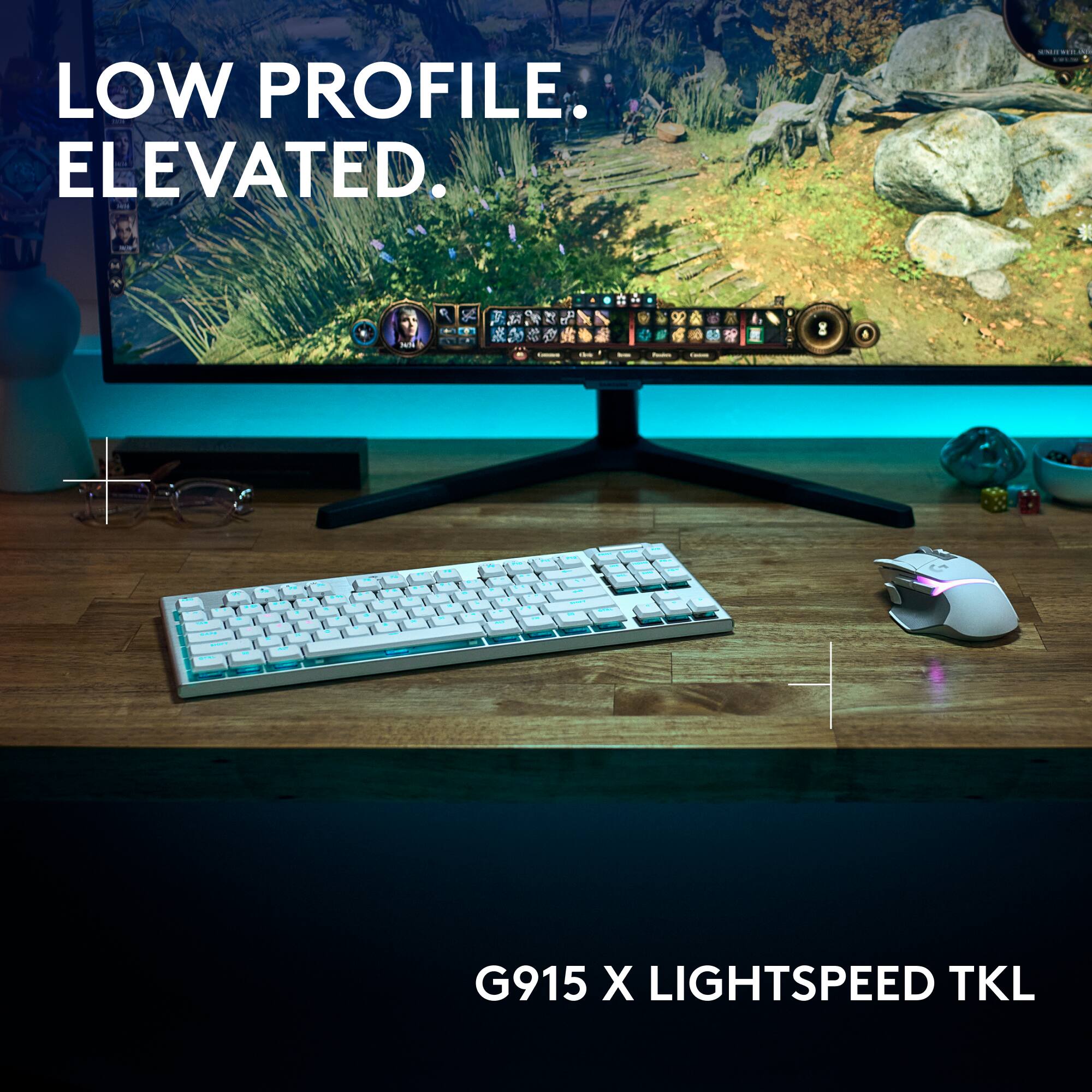 LOW PROFILE. ELEVATED. - G915 X LIGHTSPEED TKL
