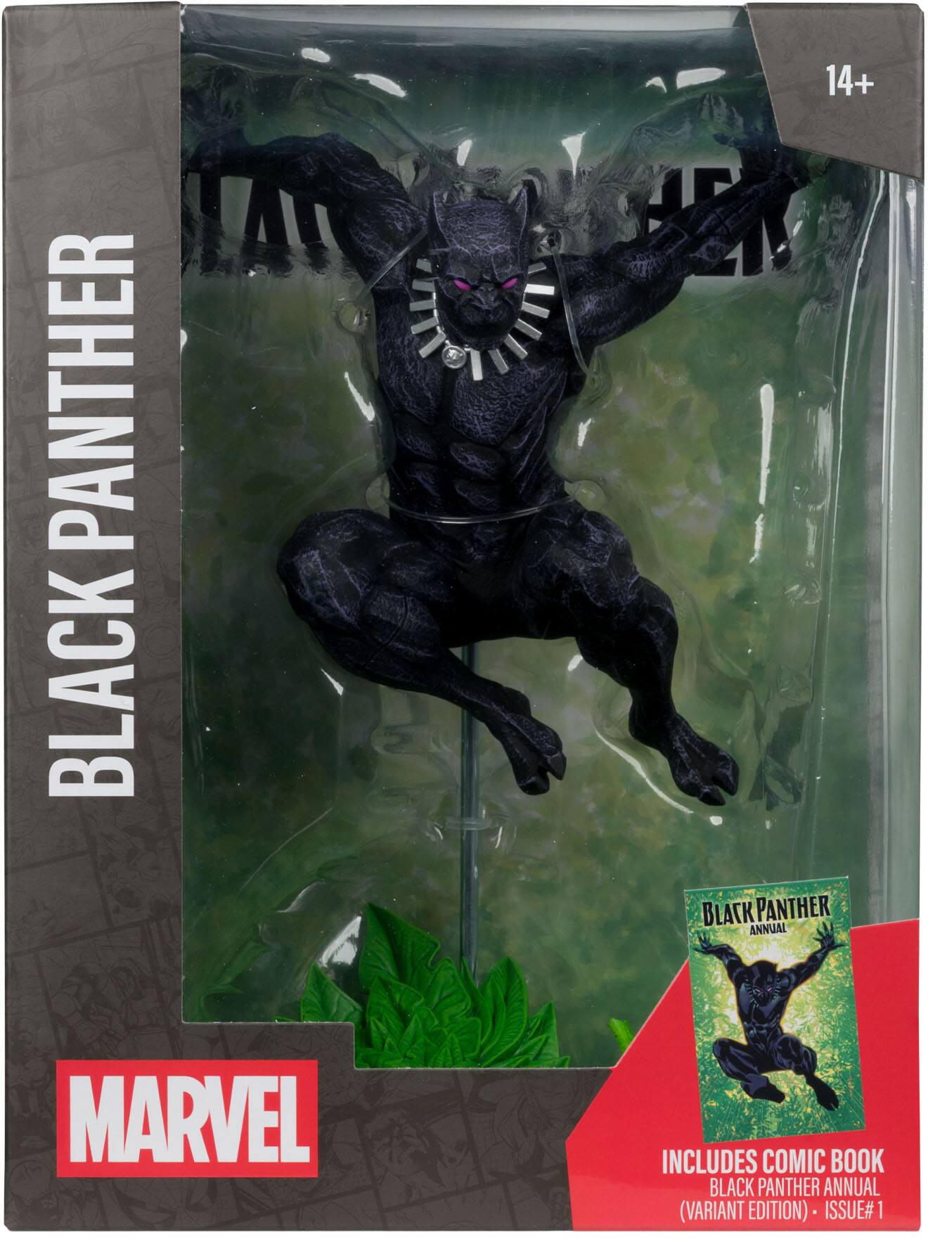 BLACK PANTHER  
14+  

MARVEL  

INCLUDES COMIC BOOK  
BLACK PANTHER ANNUAL  
(VARIANT EDITION) - ISSUE #1