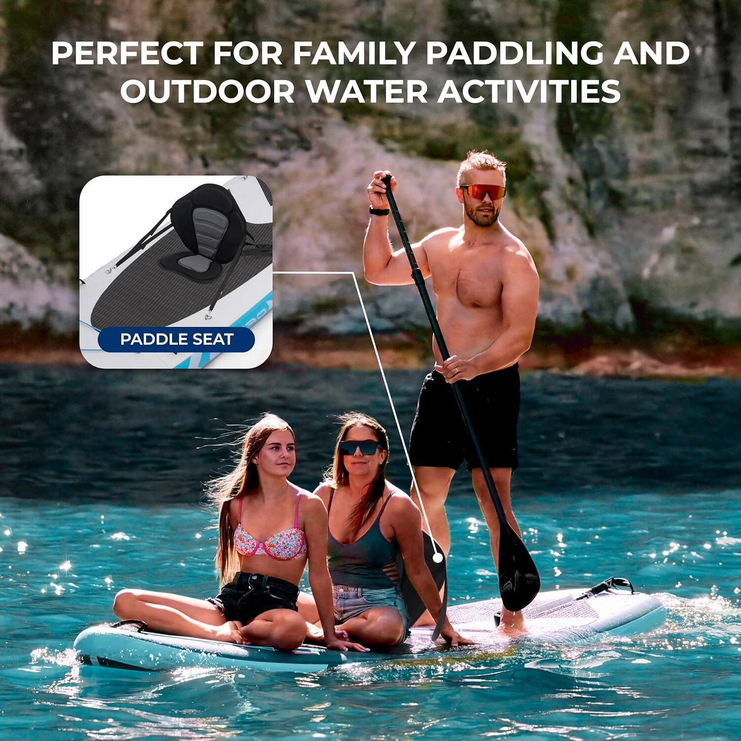 PERFECT FOR FAMILY PADDLING AND OUTDOOR WATER ACTIVITIES

PADDLE SEAT