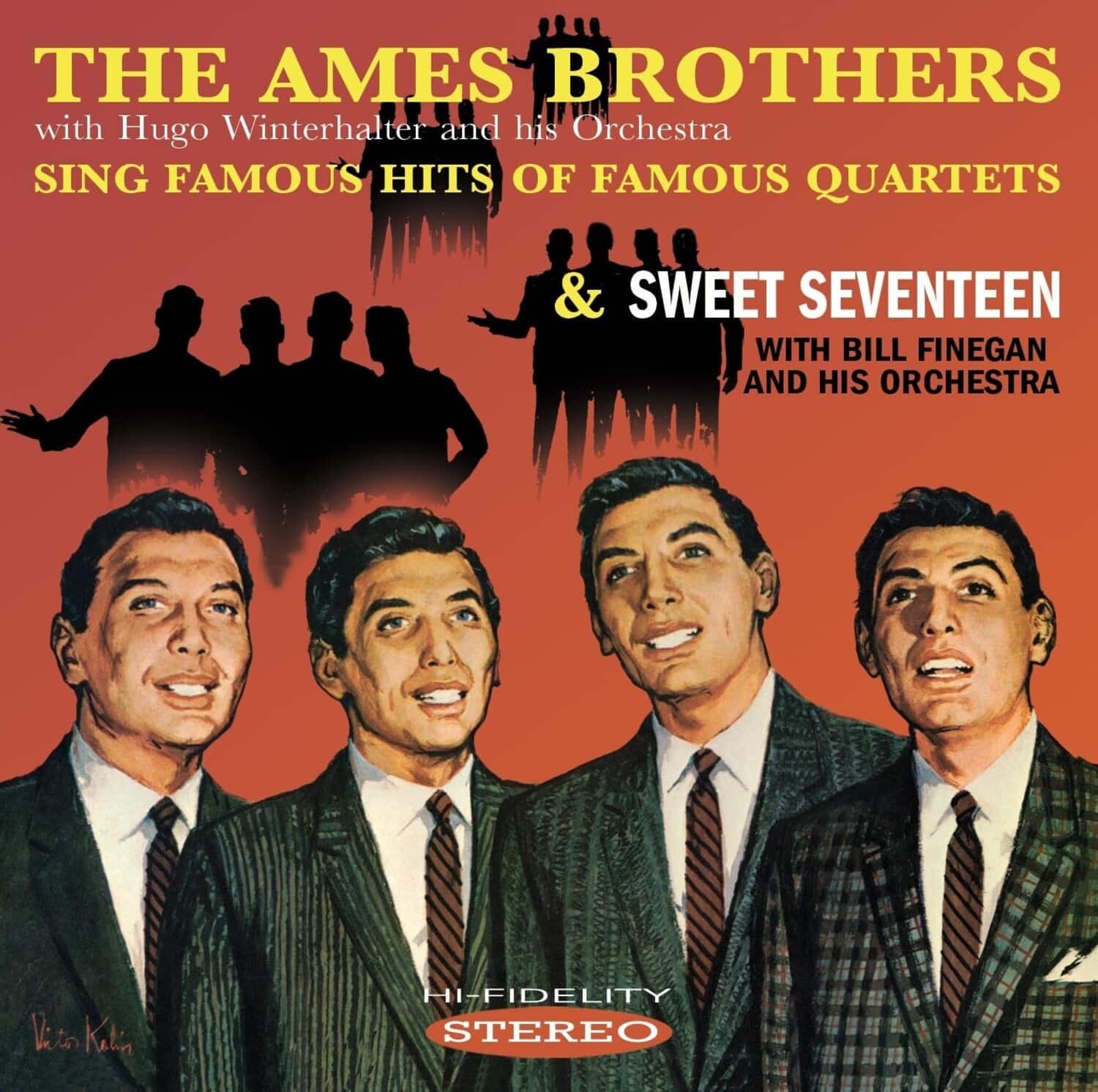 The Ames Brothers - Ames Brothers Sing Famous Hits Of Famous Quartets / sweet seventeen  - COMPACT DISCS