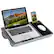 Front. LapGear - Home Office Lap Desk (Fits up to 15.6" Laptop) - Silver Carbon.