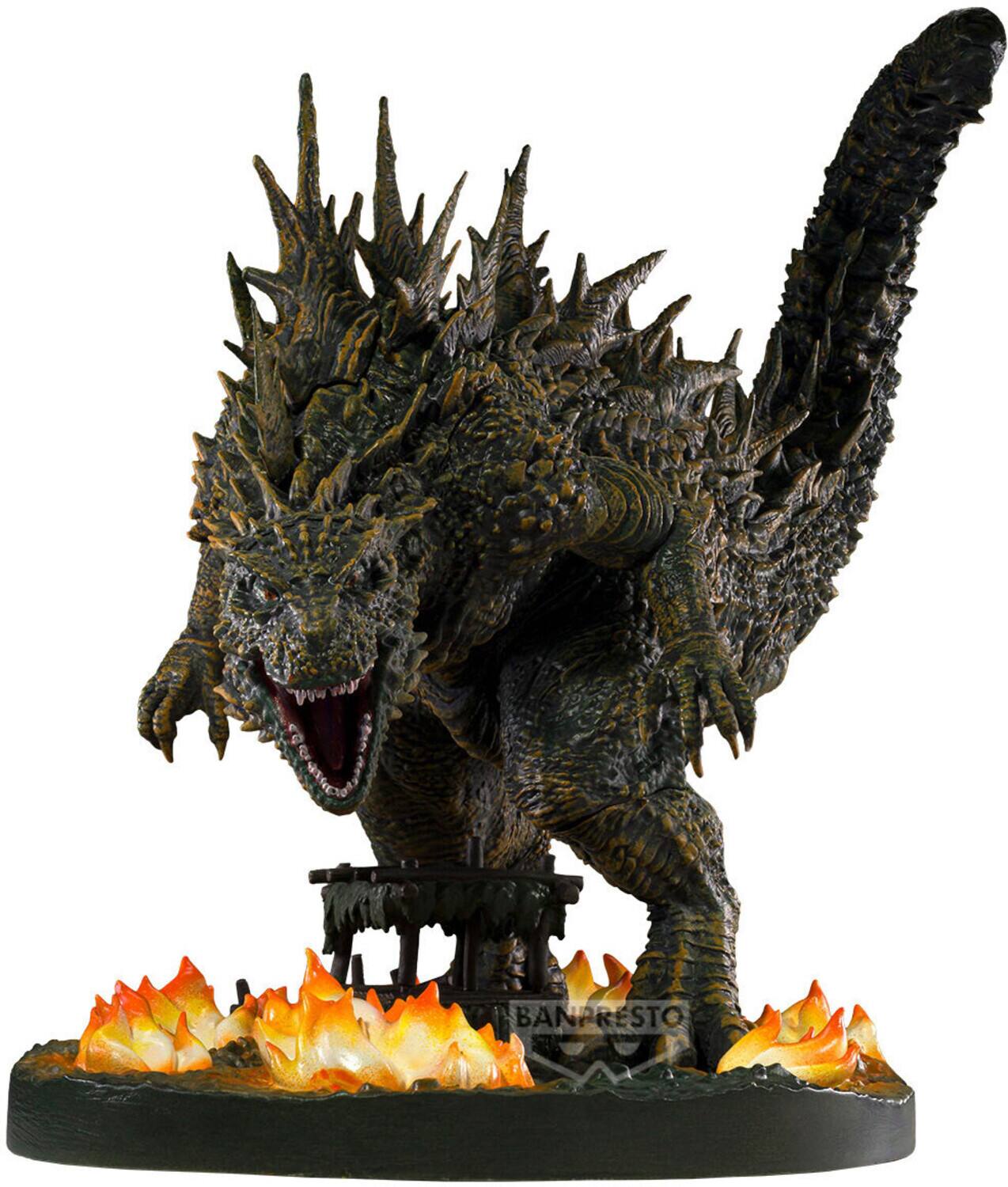 PopMarket - Banpresto Godzilla Minus One Art Vignette Godzilla 2023 Odo Island Attack Statue - COLLECTIBLES - Multicolor