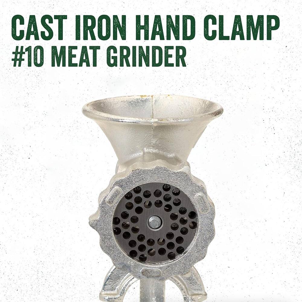CAST IRON HAND CLAMP  
#10 MEAT GRINDER