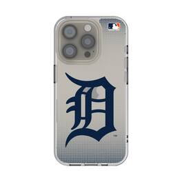 Keyscaper - MLB - Detroit Tigers Linen Logo iPhone Clear Case - 16e - Multicolor