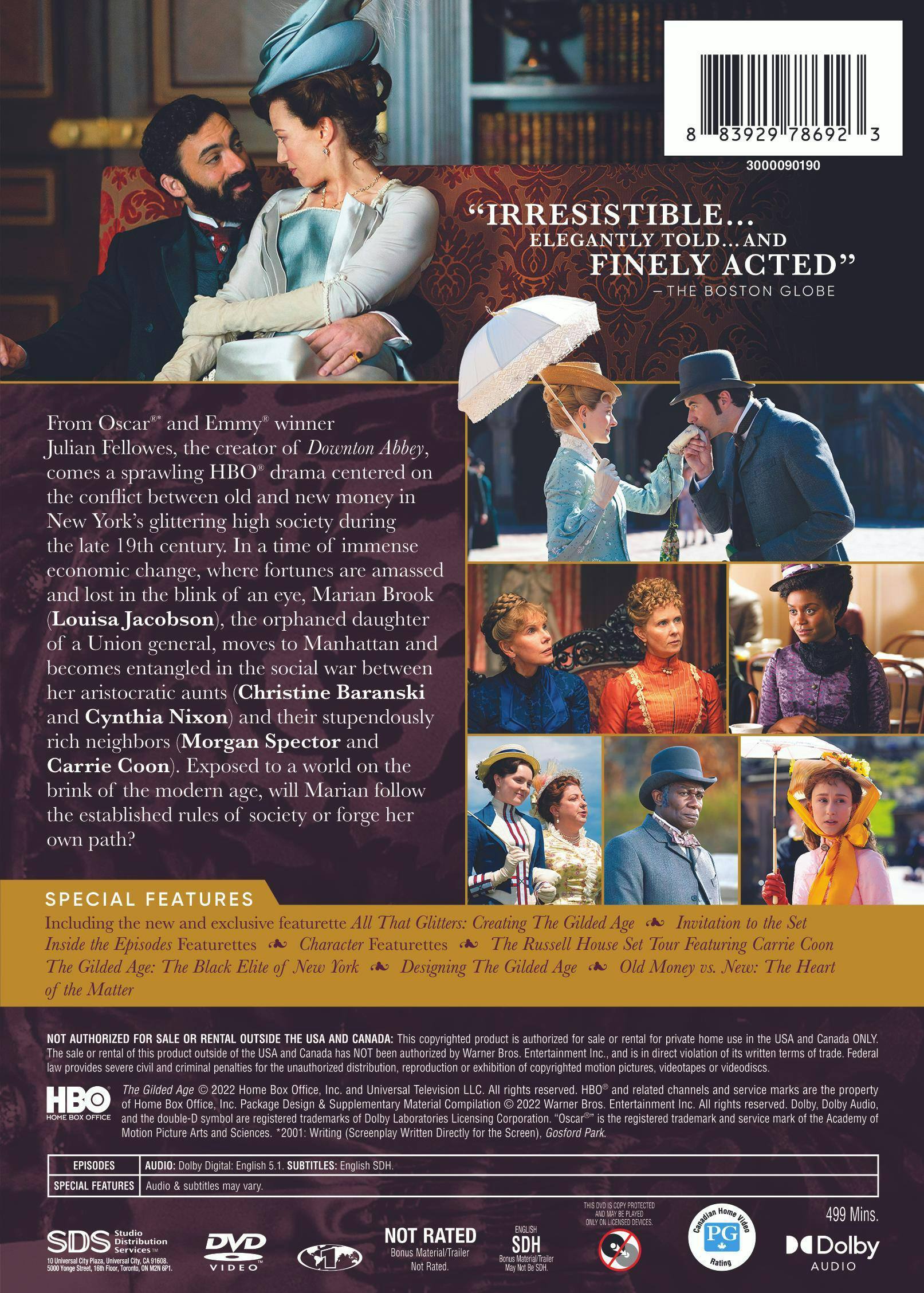 Back. The Gilded Age: The Complete First Season [DVD].
