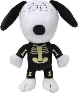 JINX - The Snoopy Show 7.5 Inch Plush | Skeleton Costume Snoopy - Black