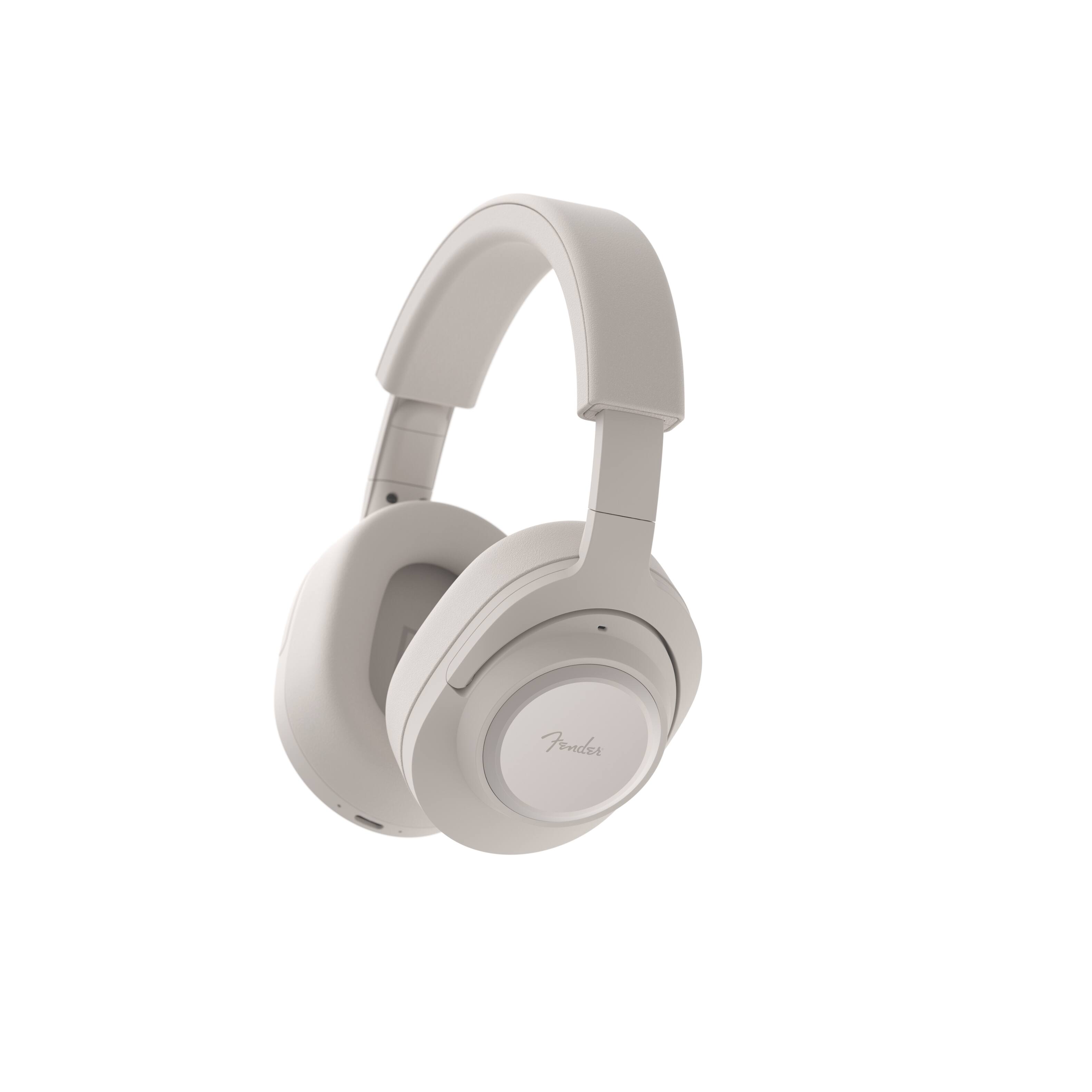 Front. Fender - MIX Over-the-Ear Bluetooth Headphones - Hybrid ANC, Modular Design, Replaceable Battery, Lossless Connectivity - Olympic White.