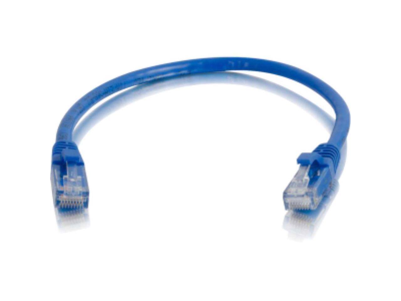 Alt View 4. Cables to Go - C2G 00974 Cat6a Cable - Snagless Unshielded Ethernet Network Patch Cable, Blue (6 Inches).