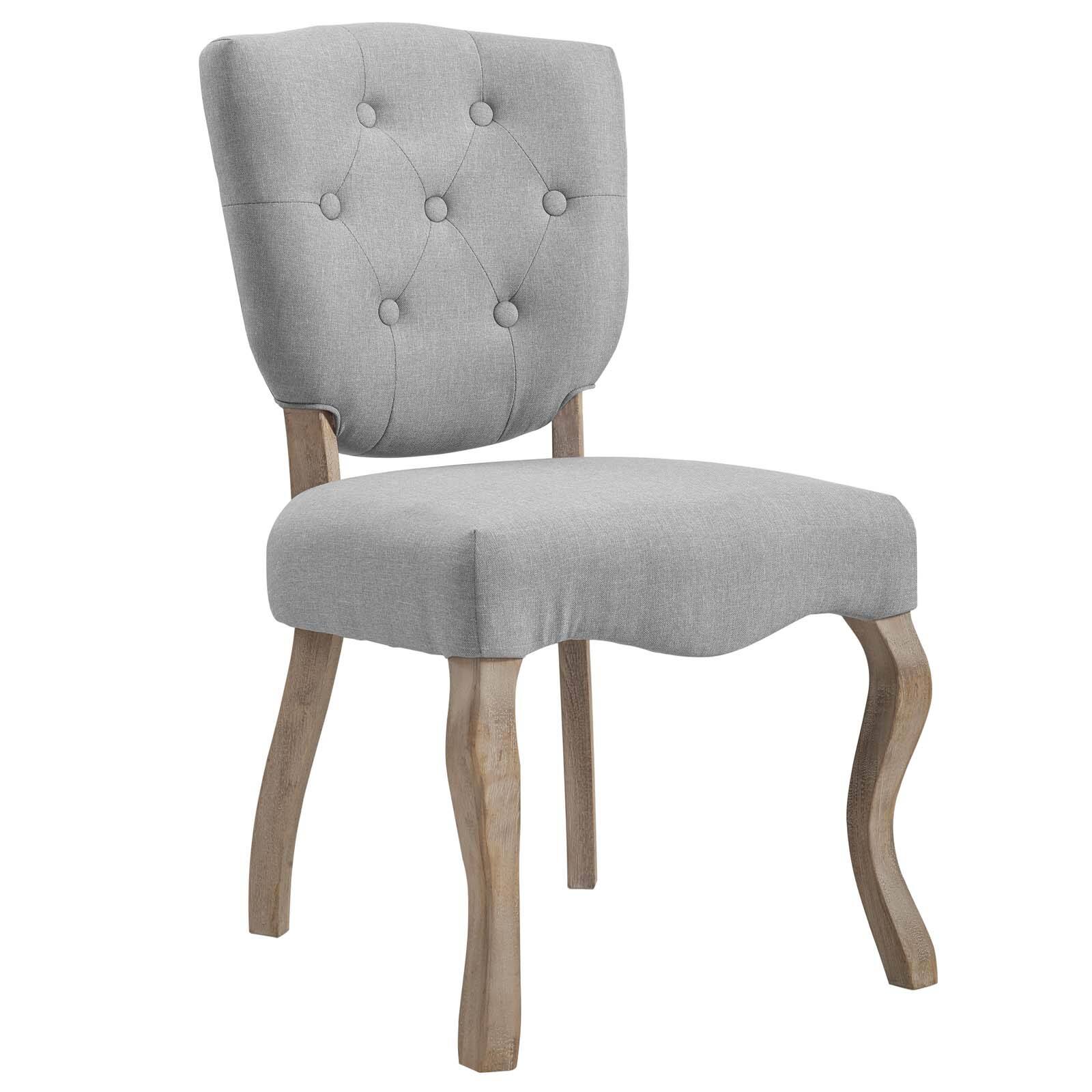 Angle. Modway - Array Dining Side Chair Set of 4 by Modway - Light Gray.