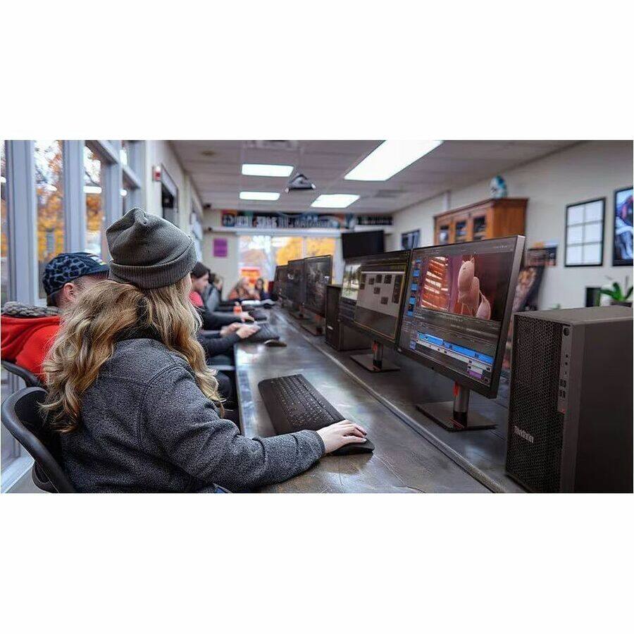 Alt View 1. Lenovo - Lenovo ThinkStation P2 Gen 2 30JQ002XUS Workstation - 1 x Intel Core Ultra 7 265 - vPro Technology - 32 GB - 512 GB SSD - Black.