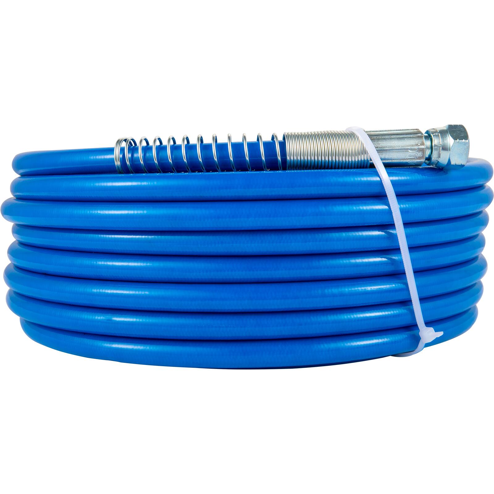Alt View 5. VEVOR - Airless Paint Spray Hose Kit, 50ft 3600 psi High Pressure Fiber Tube with 8 inch Extension Rod Pole, Including 517 Tip - Blue.