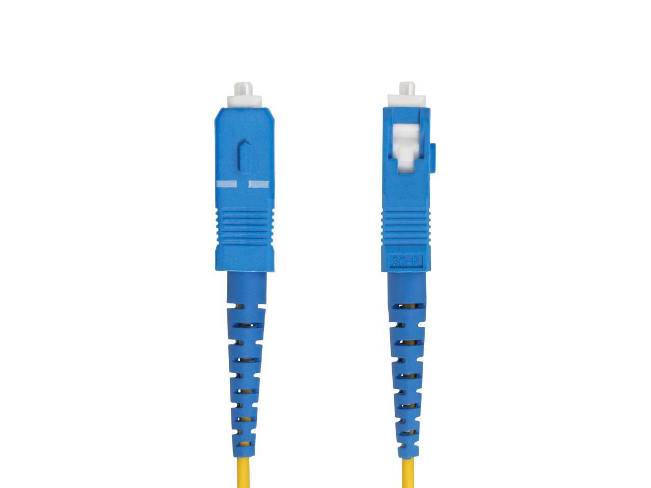 Alt View 3. StarTech.com - StarTech 2m LC to SC UPC OS2 Single Mode Fiber Cable 40G/100G Low Loss LSZH Jumper.
