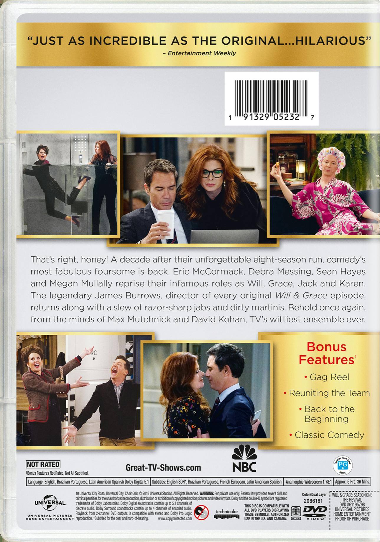 Angle. Will and Grace - The Revival: Season One [DVD].