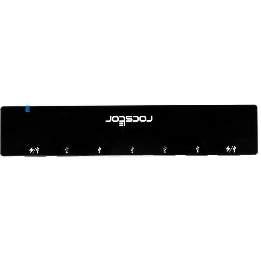 Alt View 3. Rocstor - Rocstor 7-port USB Hub - USB 3.0 - External - 7 USB Port(s) - 7 USB 3.0 Port(s) - Black.