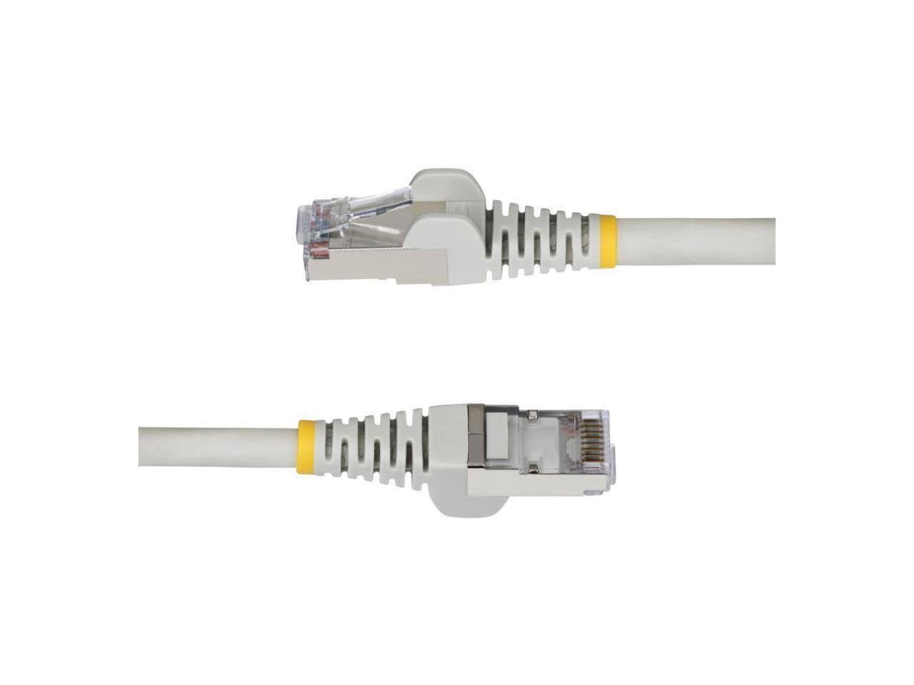 Alt View 2. StarTech.com - StarTech 5ft Gray CAT6a Ethernet Cable Model NLGR-5F-CAT6A-PATCH.
