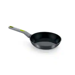 BRA Cookware - Life Ceramic Nonstick Frying Pan, 8-Inch Recycled Cast Aluminum Skillet - Black