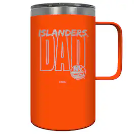 Great American Products - New York Islanders Dad 18oz. Hustle Travel Mug - Multicolor