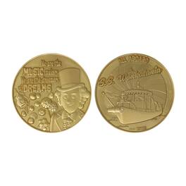 Fanattik - Willy Wonka & The Chocolate Factory Limited Edition Embossed Collectible Coin - Gold