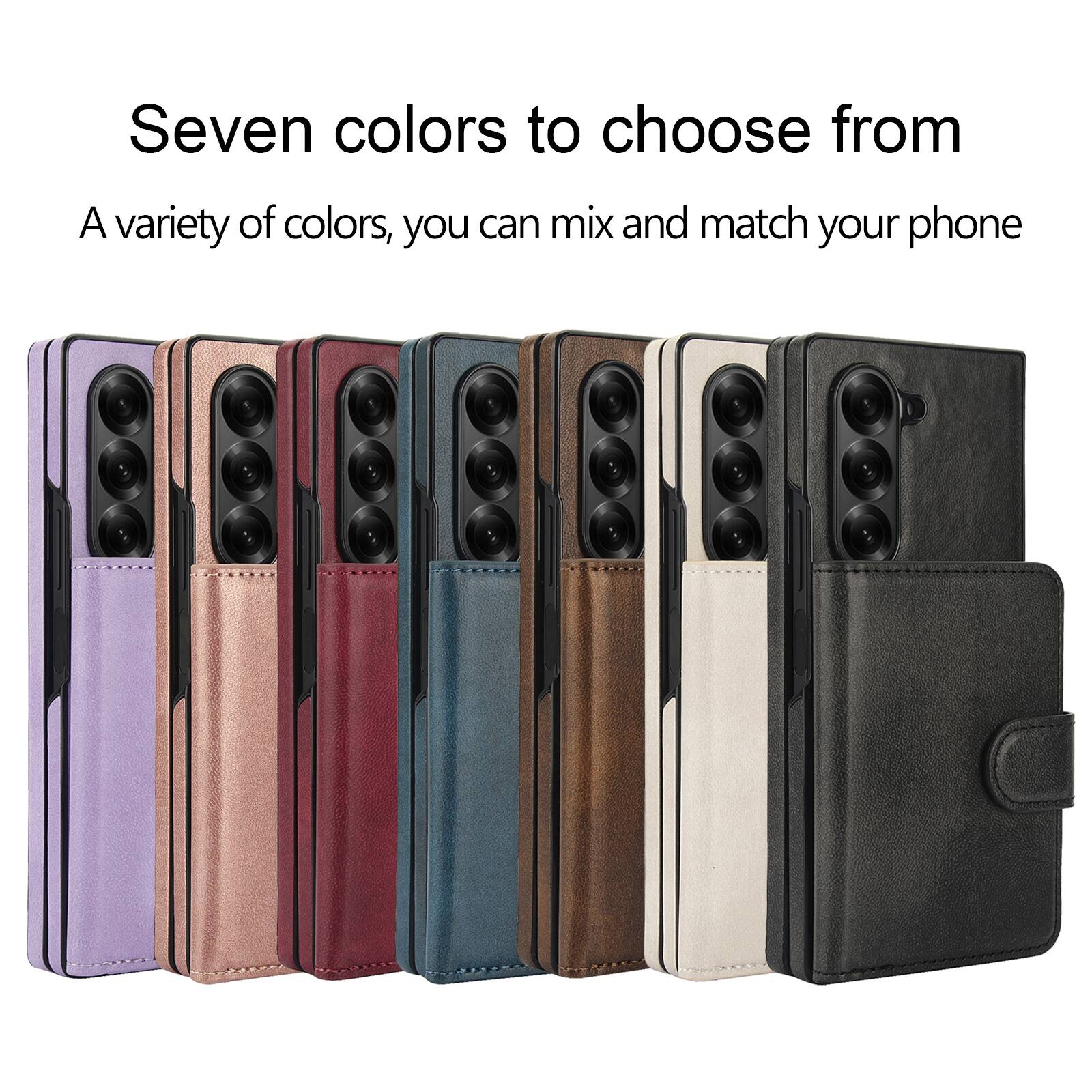 Seven colors to choose from  
A variety of colors, you can mix and match your phone