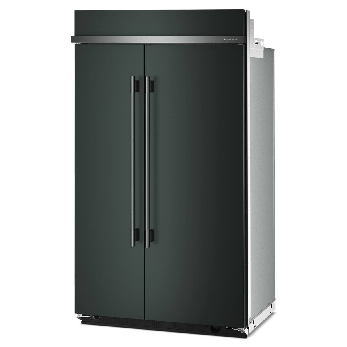 Alt View 4. KitchenAid - 30 Cu. Ft. Built-In Side-by-Side Refrigerator with Platinum Interior - Juniper.