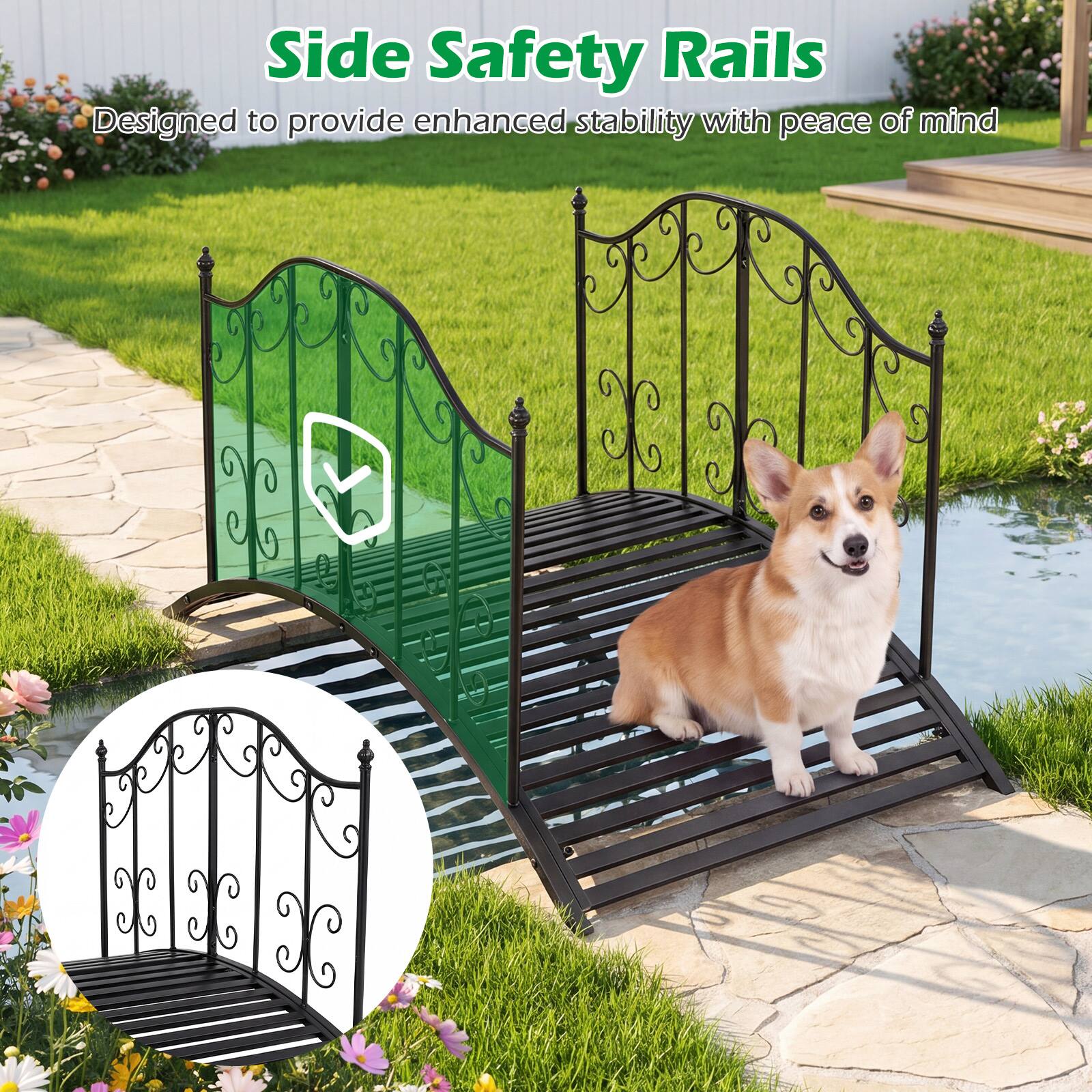 Side Safety Rails  
Designed to provide enhanced stability with peace of mind
