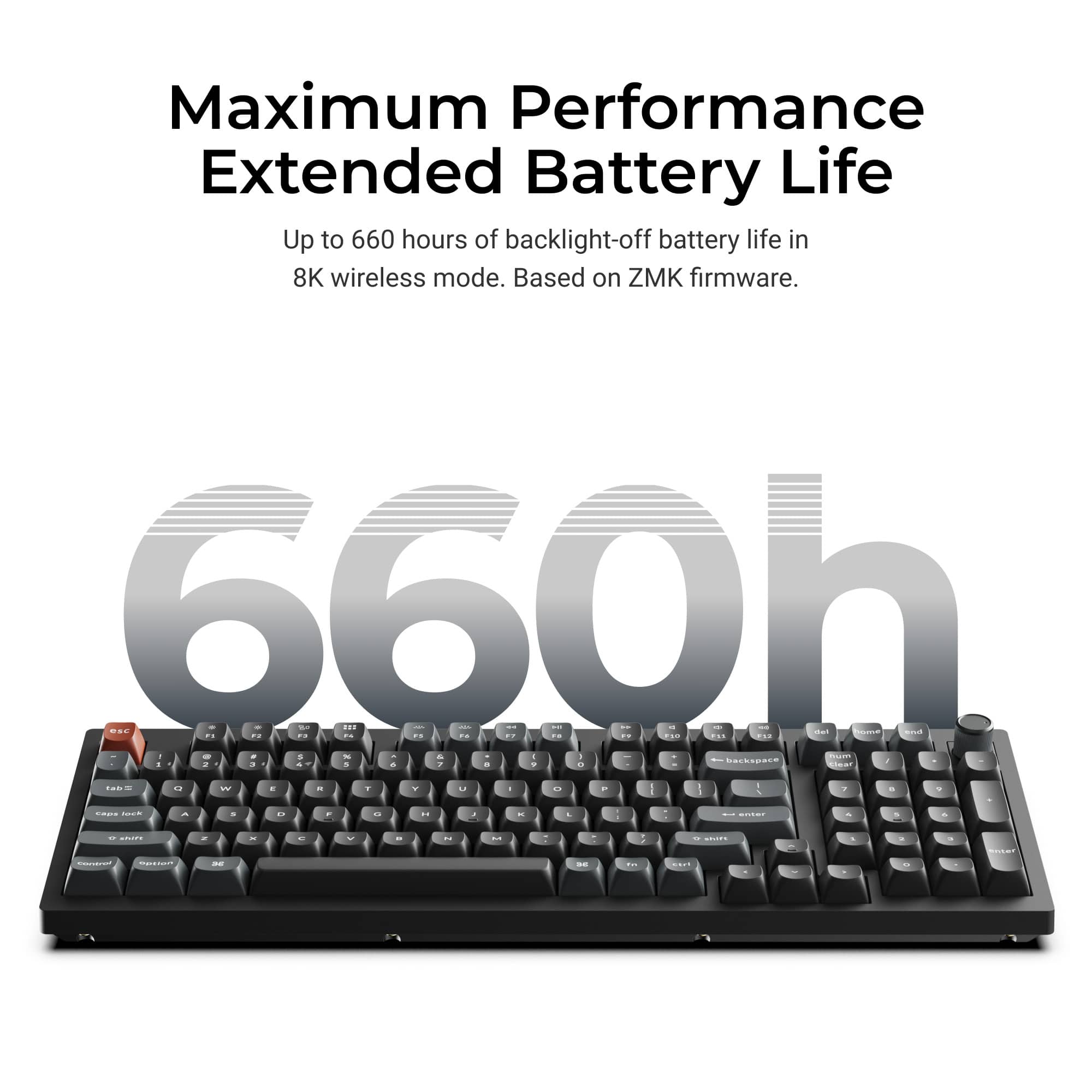Keychron V5 Ultra 8k 96% Custom Red Switch Mechanical Gaming