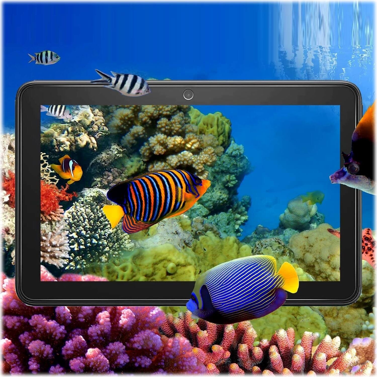 Alt View 13. SaharaCase - ZeroDamage Ultra Strong+ HD Tempered Glass Screen Protector for Amazon Fire 7 (2022) - Clear.