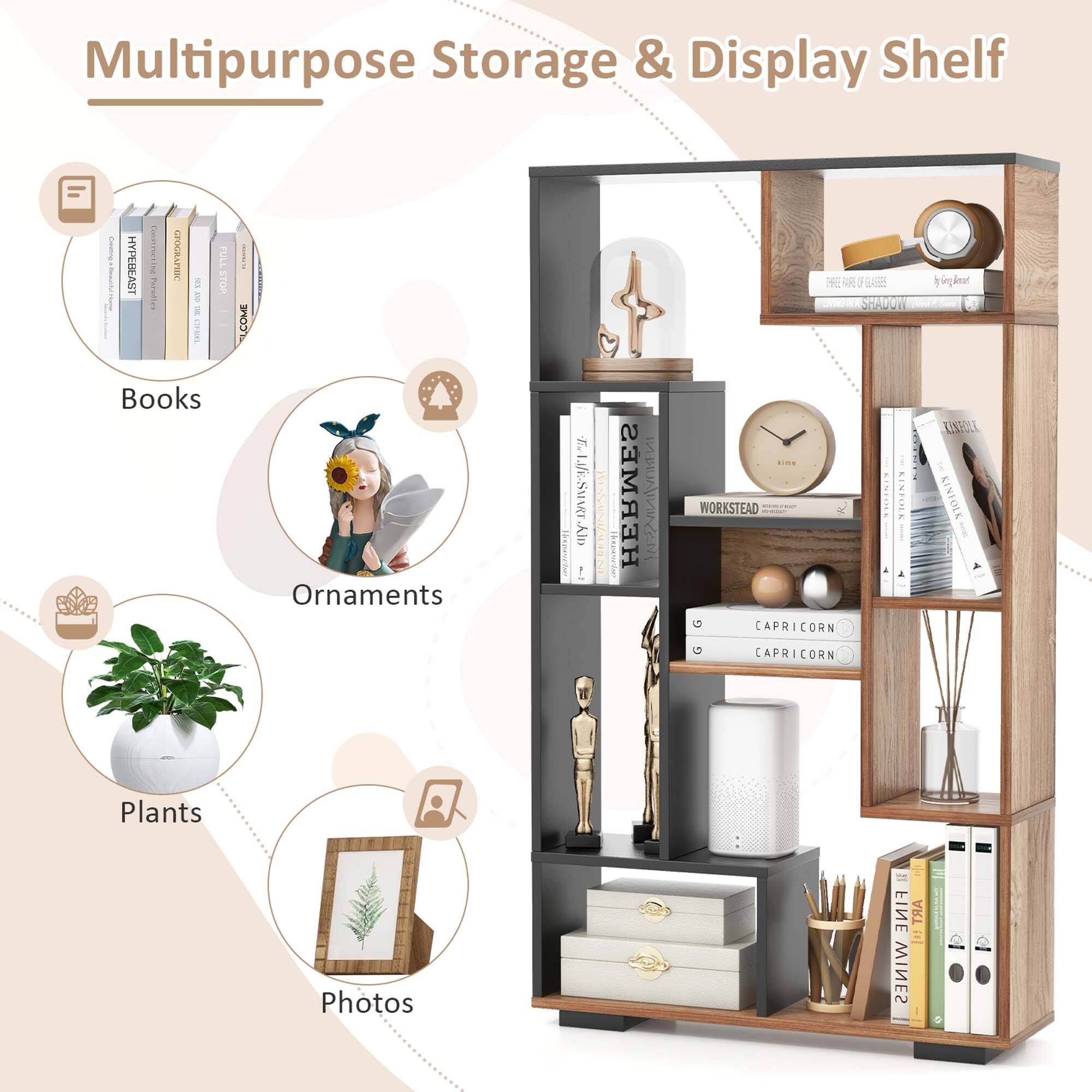 Multipurpose Storage & Display Shelf
Books
Ornaments
Plants
Photos