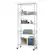Front. TRINITY - EcoStorage 5-Tier 30x14x72 Modular Commercial Wire Shelving NSF w/ Baskets & Wheels Chrome - Chrome.