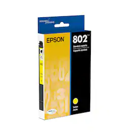 Epson - 802 Standard Capacity Ink Cartridge - Yellow