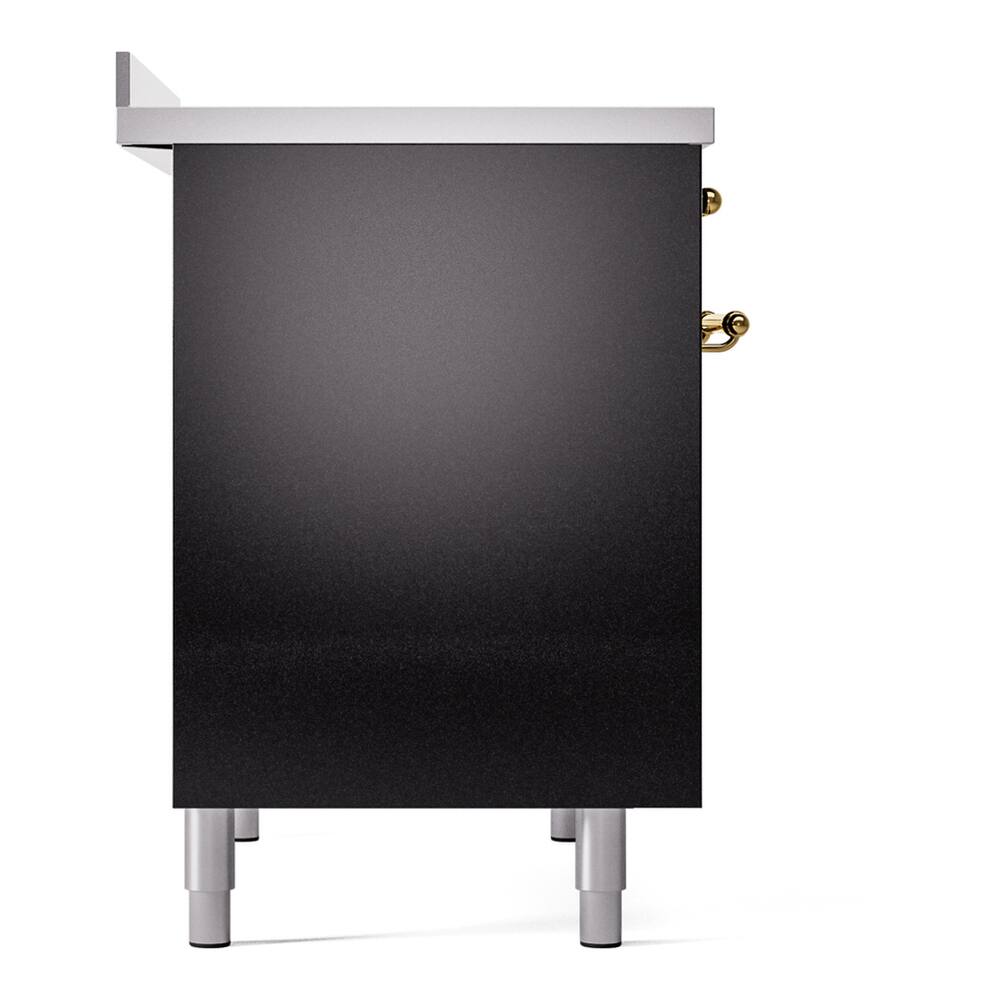 Alt View 8. ILVE - ILVE Nostalgie II 30 inch Induction Range with 4 Induction Elements (Burgundy) - Burgundy.