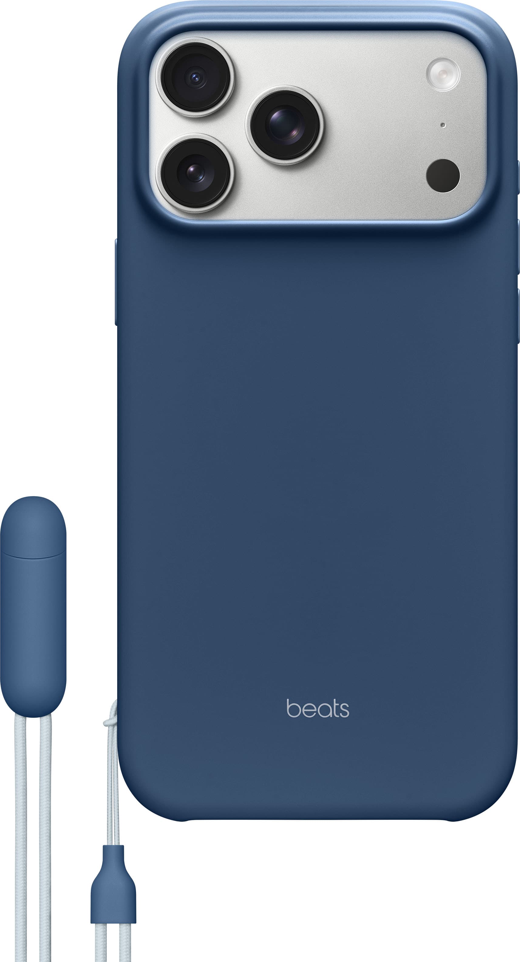 Beats - iPhone 17 Pro Max Kickstand Case with MagSafe and Camera Control - Bedrock Blue - Front_Zoom