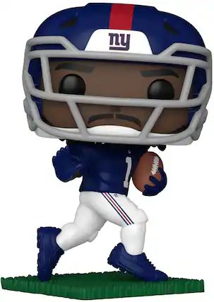 Front. Funko - Funko POP! NFL: Giants - Malik Nabers - COLLECTIBLES - Multicolor.
