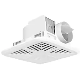 Breezary - Bathroom Exhaust Fan 80 CFM Ultra Quiet 43dB Recessed Mount, 4 Inch Duct Compatible for 105-110 sq. ft. Bathrooms