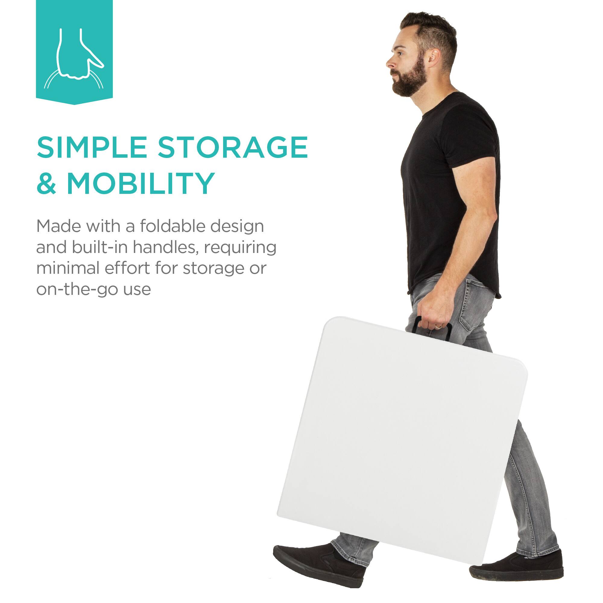 SIMPLE STORAGE & MOBILITY

Made with a foldable design and built-in handles, requiring minimal effort for storage or on-the-go use