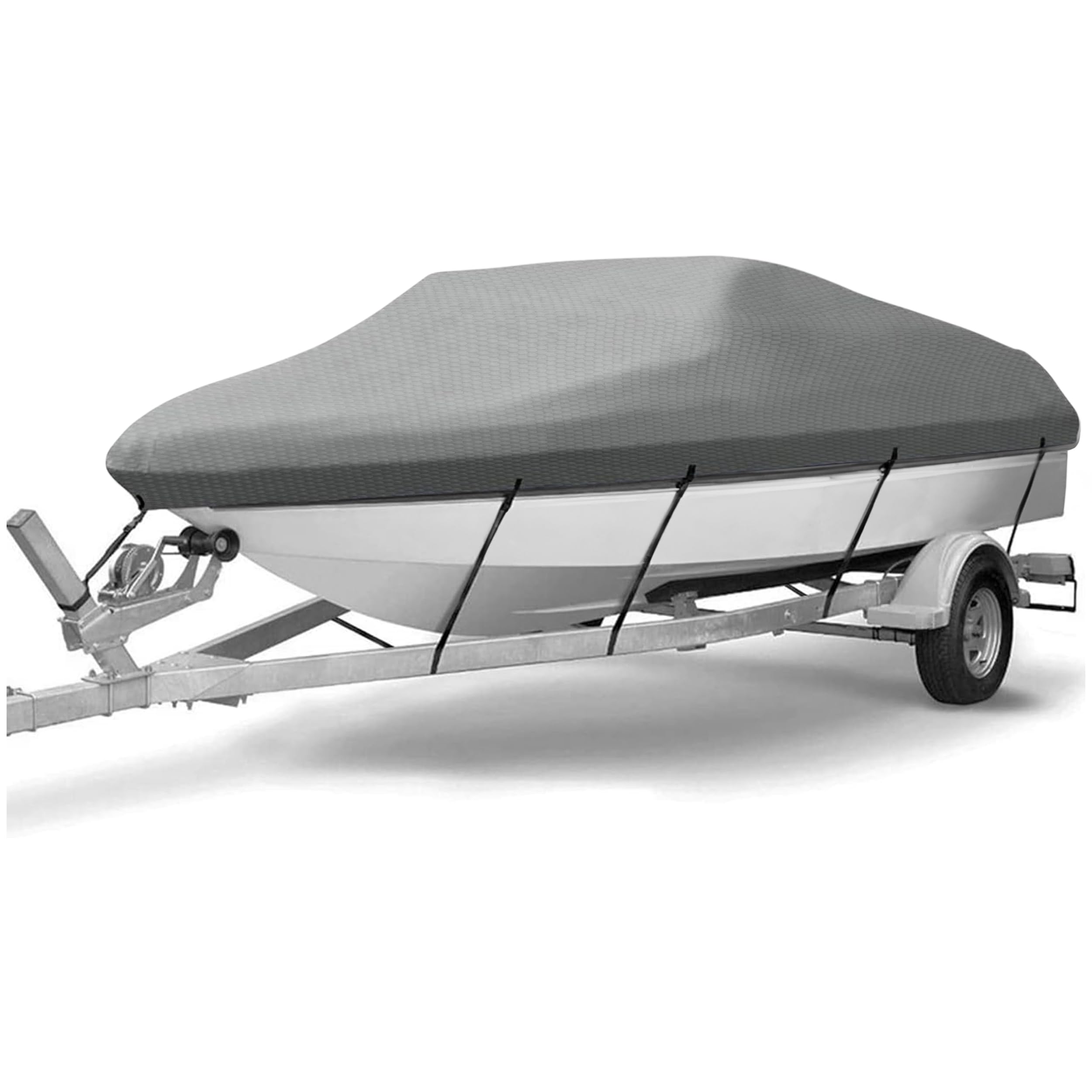 Front. Pyle - Pyle Inflatable Boat Cover, 12.5’ to 13.5’, 600 Denier Canvas, Waterproof, Includes Travel Bag – PCVFLT17.
