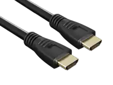 Front. Cable Leader - 4K High-Speed CL2-Rated HDMI Cable with Ethernet, 24 AWG In-Wall Rated for Long Home Theater Runs - Black.