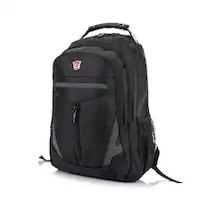 Front. DUKAP - Eminent Executive Backpack for Laptops up to 15.6''-Inches - BLACK.