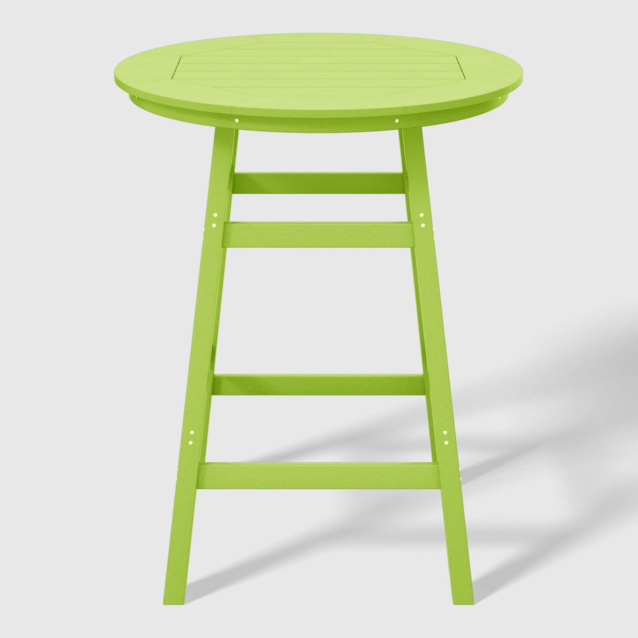"WestinTrends - Malibu Outdoor 35"" HDPE Round Patio Bar Height Table - Lime" price history on PriceWatchPro