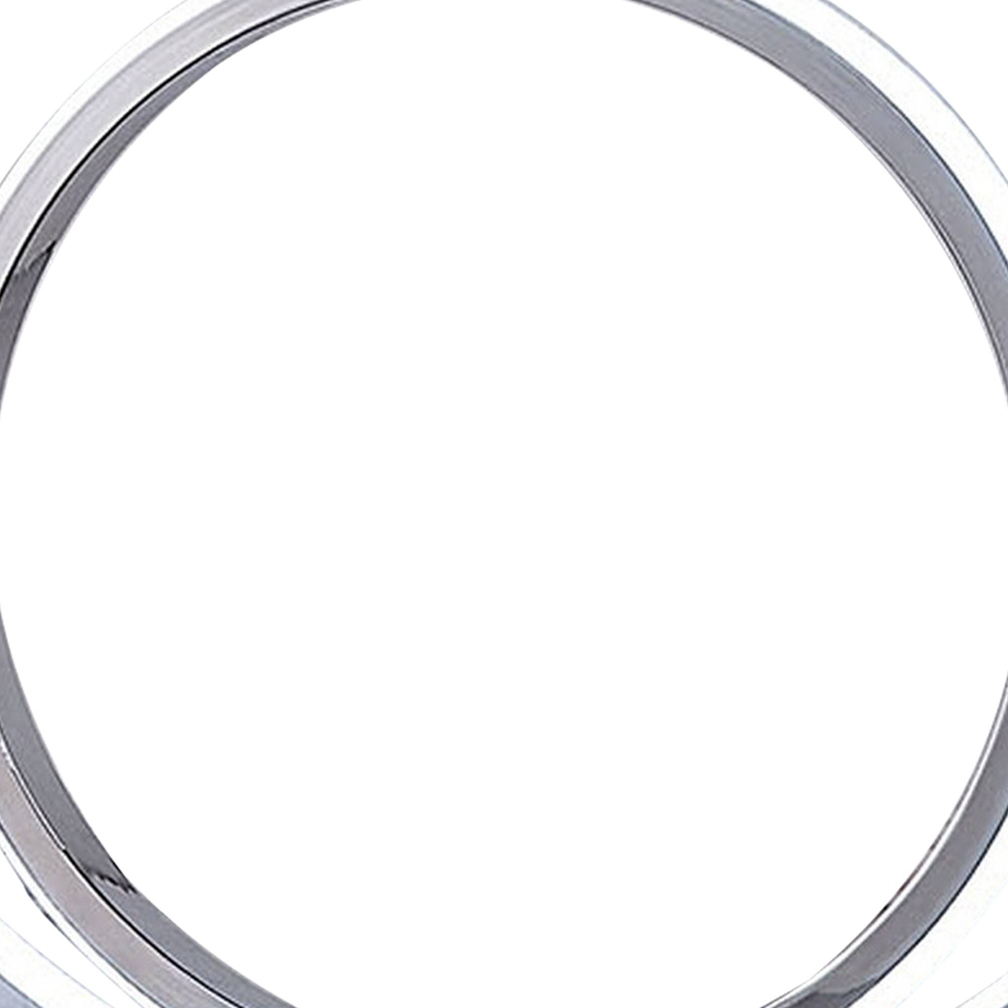 Left. Manhattan Lane - 14 Inch Table Lamp, Modern Ring LED Light, Round Metal Base - Chrome, Silver.