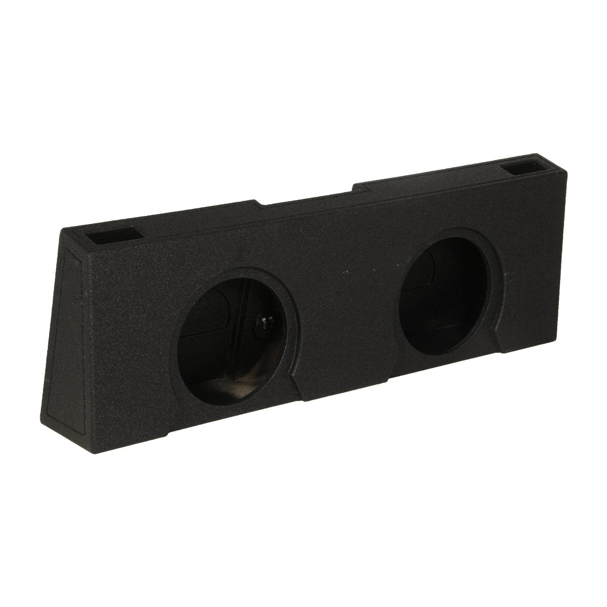 Alt View 2. QPower - QPower Dual 12" Sub Box - Chevy Silverado Crew Cab & GMC Sierra Crew Cab 07-13 - Black.