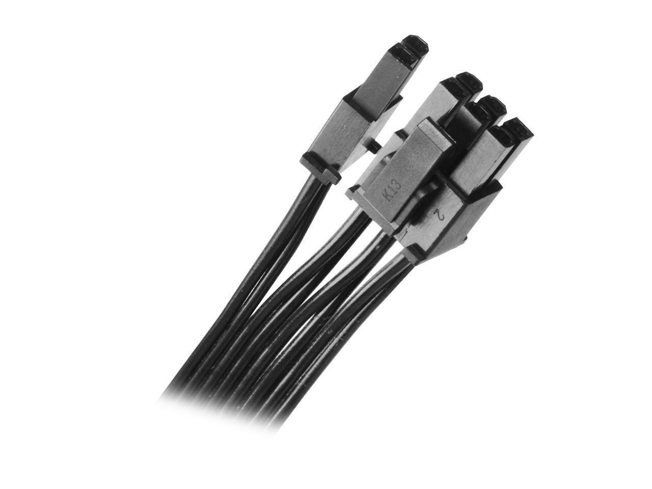 Alt View 5. SilverStone - SilverStone ET750-HG SST-ET750-HG V1.2 750 W ATX12V 80 PLUS GOLD Certified Semi-Modular Active PFC Power Supply.