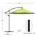 Alt View 12. Nature Spring - 10-Foot Cantilever Offset Patio Umbrella - Lime Green.