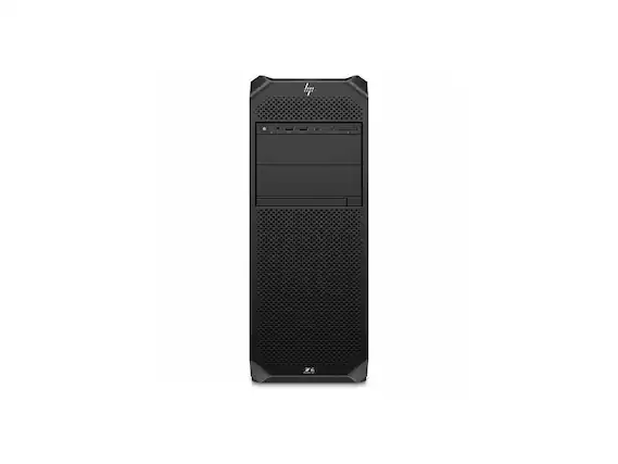 Front. HP - HP Z6 G5 - Xeon w5-3535X - 16GB - 512GB SSD - W790 - Win 11 Pro - RTX 4000 20GB - BG9A2UT - Black.